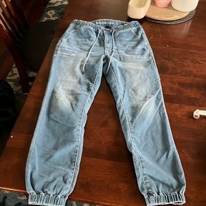 American Eagle soft denim joggers 10